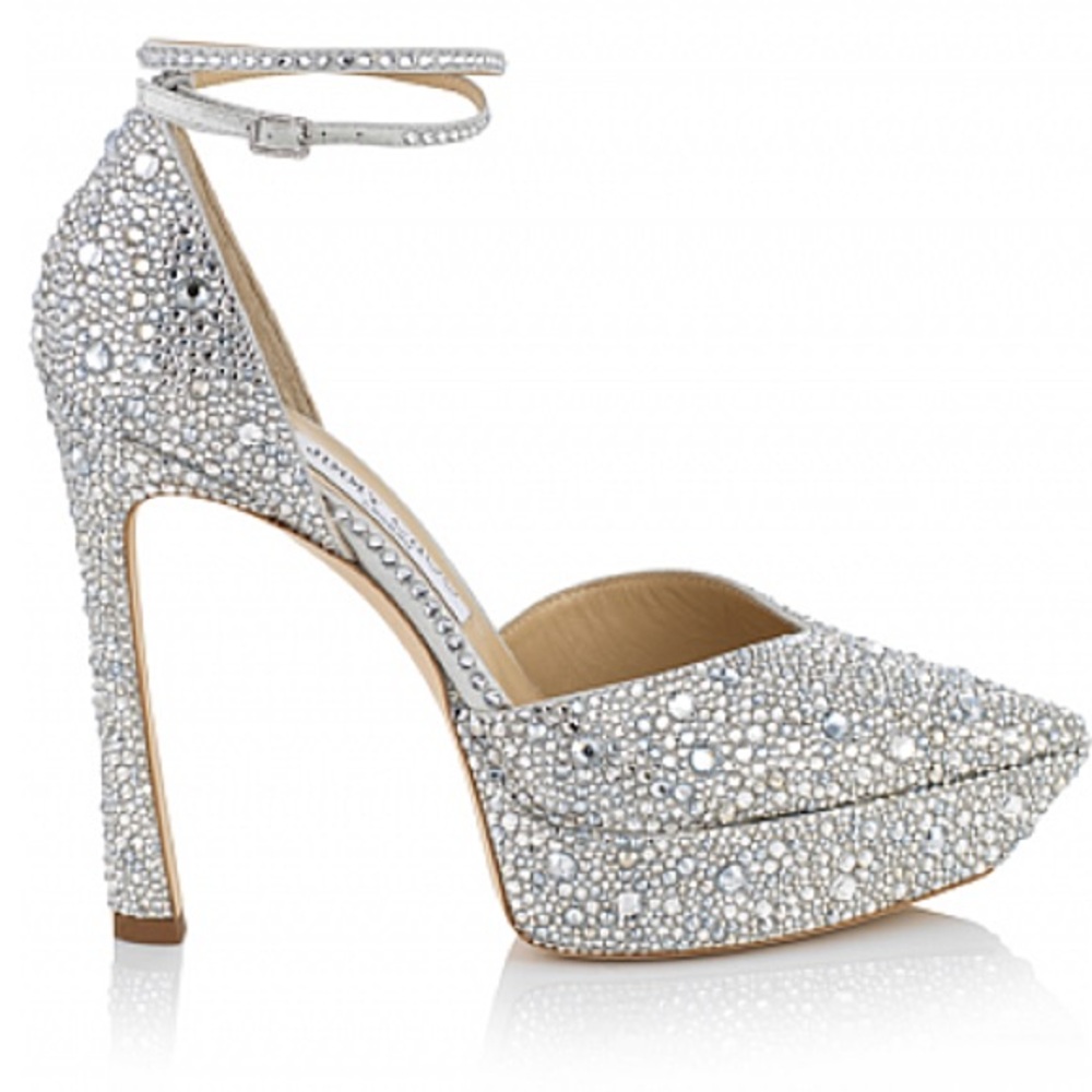 New Jimmy Choo Dahl Crystal Embellished 40